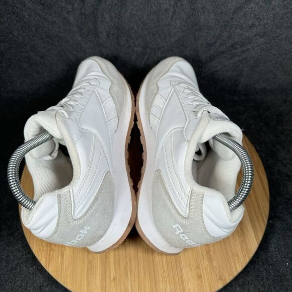S Reebok Womens Classic Harman Run R30115W White Casual Shoes Sneakers Size 8.5 - Picture 5 of 8